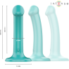 INTENSE - KATIE VIBRATEUR AVEC VENTOUSE 10 VIBRATIONS TÉLÉCOMMANDE BLEUE