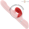 INTENSE - LELE VIBRATEUR MULTIFONCTION ROTATIF & OSCILLANT & STIMULANT ROUGE