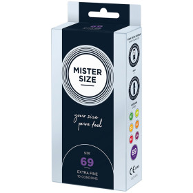 MISTER SIZE - PRÉSERVATIFS TAILLE XXXL 69 MM (10 UNITÉS)