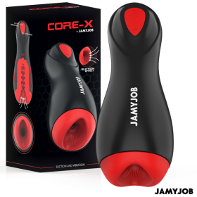 JAMYJOB - MASTURBATEUR AUTOMATIQUE CORE-X 5 MODES D'ASPIRATION ET DE VIBRATION