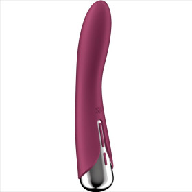 SATISFYER - SPINNING VIBE 1 VIBRATEUR ROTATEUR G-SPOT ROUGE