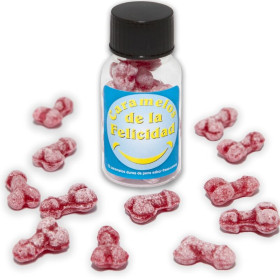 DIABLO PICANTE - POT DE 12 BONBONS HAPPY PENIS AUX FRAISE/CERISE