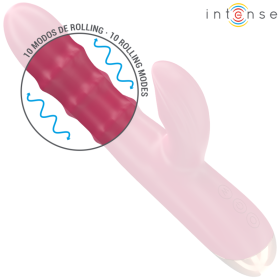 INTENSE - CHLOE VIBRATEUR MULTIFONCTION 3 EN 1 ROUGE