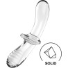 SATISFYER - GODE DOUBLE CRISTAL TRANSPARENT