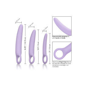 CALIFORNIA EXOTICS - DR LAURA BERMAN ALENA ENSEMBLE DE 3 DILATEURS EN SILICONE