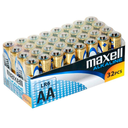 MAXELL - PILE ALCALINA AA LR6 PACK*32 UDS