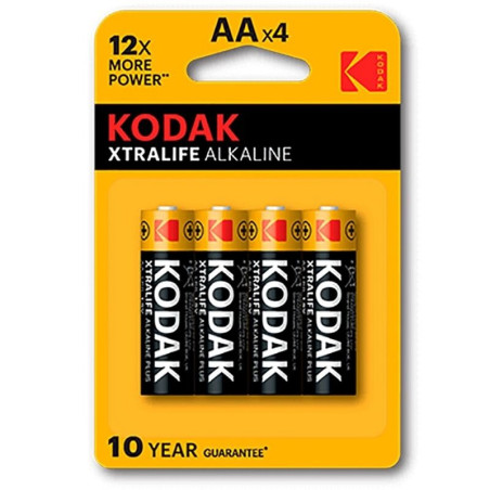 KODAK - PILE ALCALINE XTRALIFE AA LR6 * 4
