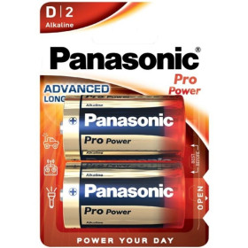 PANASONIC - PILE ALCALINE D PRO POWER LR20 BLISTER*2