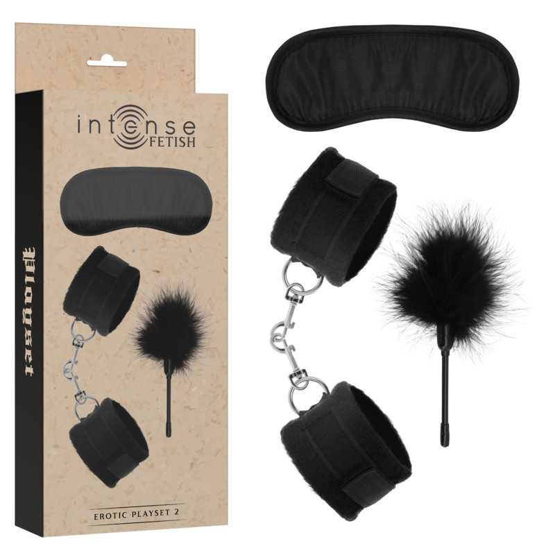 INTENSE FETISH - PLAYSET ÉROTIQUE 2 AVEC MENOTTES