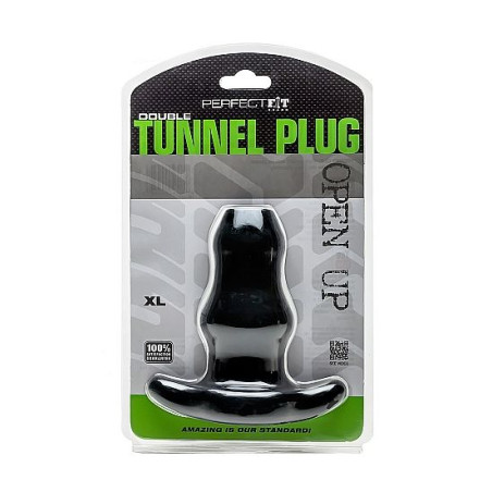 PERFECT FIT BRAND - BOUCHON DOUBLE TUNNEL XL GRAND NOIR