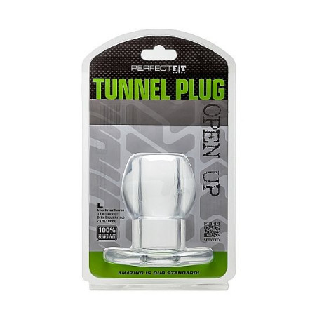 PERFECT FIT BRAND - ASS TUNNEL PLUG SILICONE TRANSPARENT L