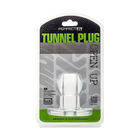 PERFECT FIT BRAND - ASS TUNNEL PLUG SILICONE TRANSPARENT M