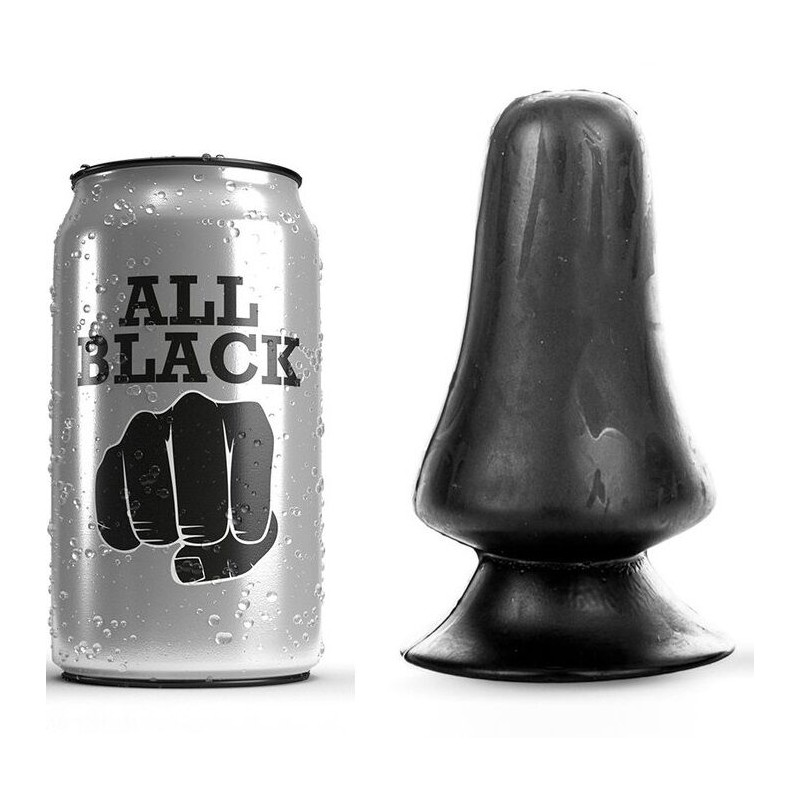 ALL BLACK - PLUG ANAL 12 CM