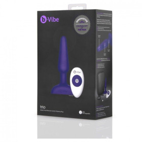 B-VIBE - TRIO PRISE TÉLÉCOMMANDE ANAL LILAS