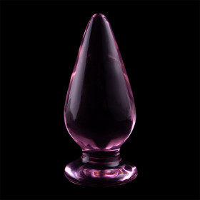 NEBULA SERIES BY IBIZA - PLUG ANAL MODÈLE 4 VERRE BOROSILICATE 11 X 5 CM ROSE