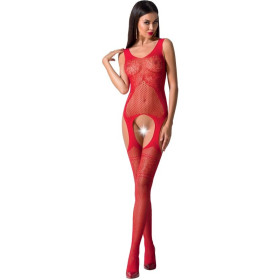 PASSION - FEMME BS061 BODYSTOCKING ROUGE TAILLE UNIQUE