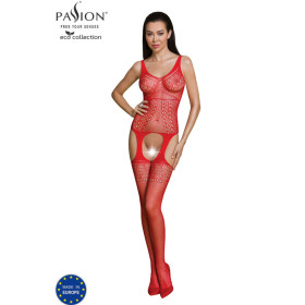 PASSION - BODYSTOCKING ECO COLLECTION ECO BS010 ROUGE