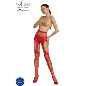 PASSION - BODYSTOCKING ECO COLLECTION ECO S005 ROUGE