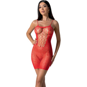 PASSION - BS096 BODYSTOCKING ROUGE TAILLE UNIQUE