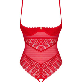 OBSESSIVE - INGRIDIA CROCHLESS ROUGE XL/XXL