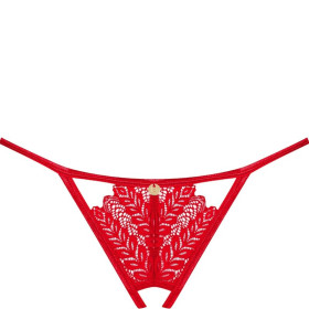 OBSESSIVE - STRING INGRIDIA CROCHLESS ROUGE M/L