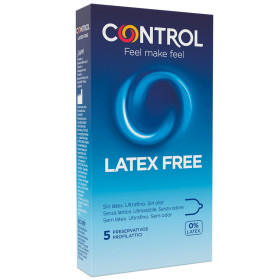 CONTROL - FREE SIN LATEX CONDOMS 5 UNITS