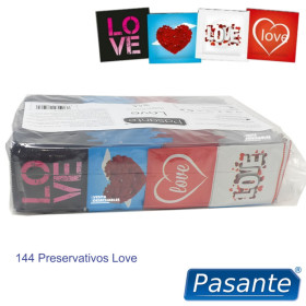 PASANTE - PRÉSERVATIFS LOVE BAG 144 UNITÉS