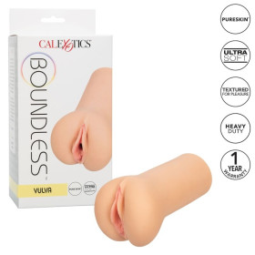 CALIFORNIA EXOTICS - BOUNDLESS VULVA STROKER - PEAU CLAIRE