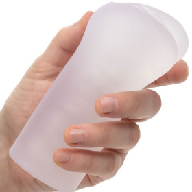 CALIFORNIA EXOTICS - BOUNDLESS VULVA STROKER - TRANSPARENT