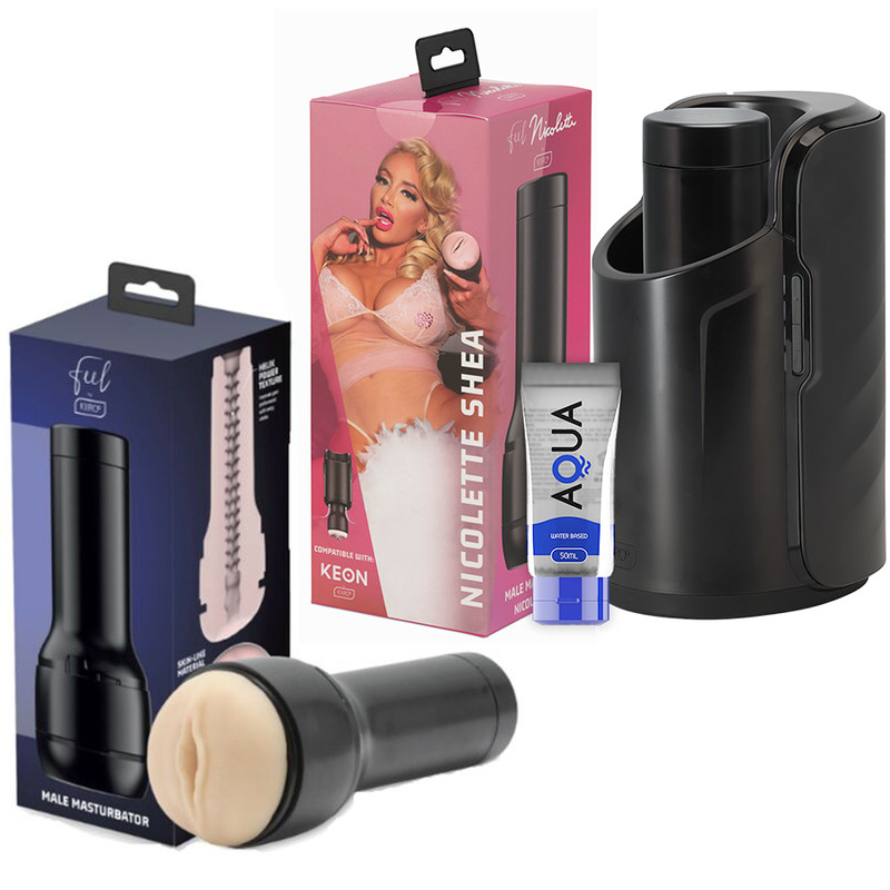 KIIROO - PACK KEON + FEEL NICOLETTE SHEA + FEEL STROKER + AQUA QUALITÉ 50 ML