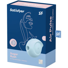 SATISFYER - STIMULATEUR ET VIBRATEURSUGAR RUSH AIR PULSE BLEU