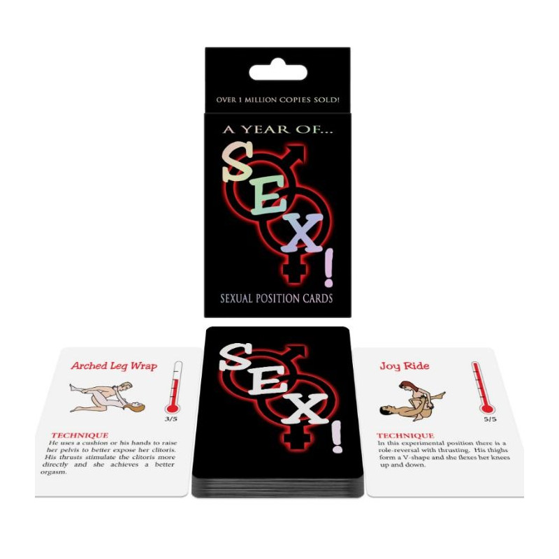 KHEPER GAMES - CARTES DE POSITION SEXUELLE UN AN DE... SEXE !