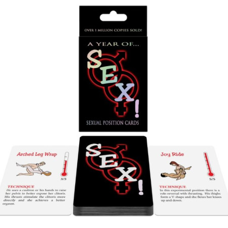 KHEPER GAMES - CARTES DE POSITION SEXUELLE UN AN DE... SEXE !