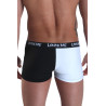 Boxer blanc noir Yin Yang - LM30-66