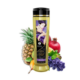 Huile de massage fruits exotiques aphrodisiaque Libido 240ml - CC1202