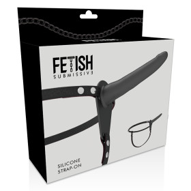 HARNAIS SOUMIS FETISH - SILICONE NOIR 15 CM