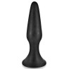 Plug anal noir 12.5cm avec ventouse - CC5700402010