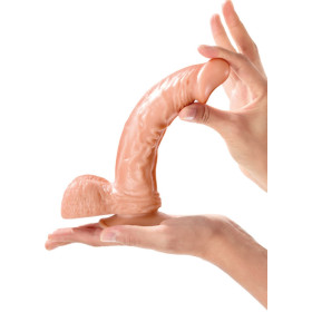 Gode réaliste veiné avec testicules et ventouse 21cm - CC5141132194