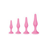 Coffret 4 plugs plaisir anal roses - CC5700900050