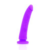 DELTA CLUB - TOYS HARNAIS + DONG SILICONE VIOLET 17 X 3CM