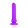 DELTA CLUB - TOYS HARNAIS + DONG SILICONE VIOLET 17 X 3CM