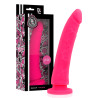 DELTA CLUB - TOYS HARNAIS + DONG SILICONE ROSE 20 X 4CM