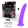 DELTA CLUB - TOYS ARNES + DONG SILICONE VIOLET 20 X 4CM