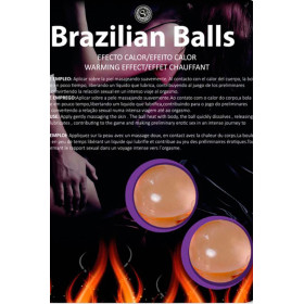 Boules de massage Brésiliennes effet chaleur - BZ5754