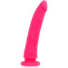 DELTA CLUB - TOYS HARNAIS + DONG SILICONE ROSE 23 X 4.5 CM