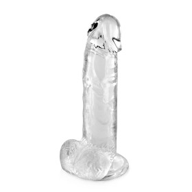 Gode jelly transparent ventouse taille L 20cm - CC570124