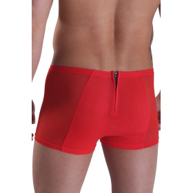 Boxer rouge avec double zip Wiz - LM16-67RED