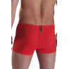 Boxer rouge avec double zip Wiz - LM16-67RED