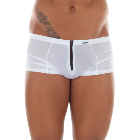 Mini Pant blanc avec double zip Wiz - LM16-68WHT