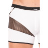 Boxer blanc filet et corde - LM2004-67WHT